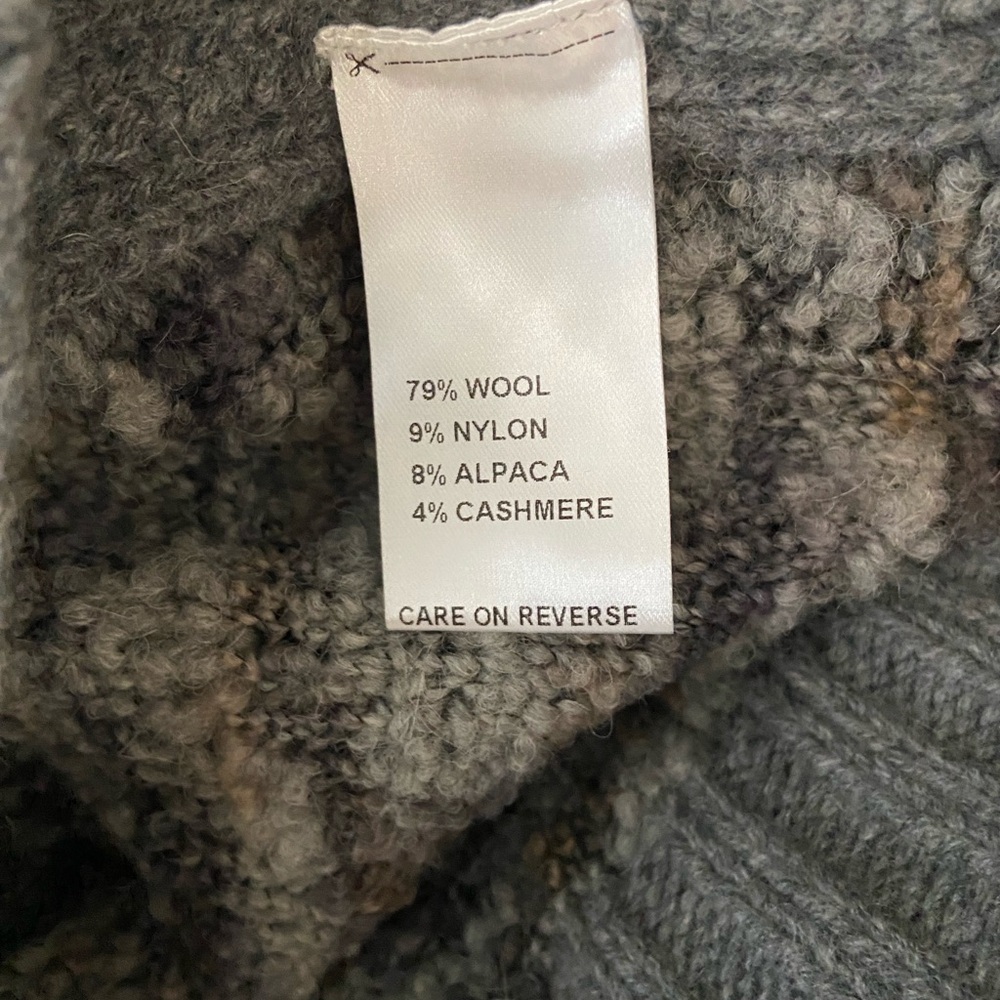Billy Reid sweater, made in Italy, wool/alpaca/cashmere blend! Medium - Picture 5 of 8